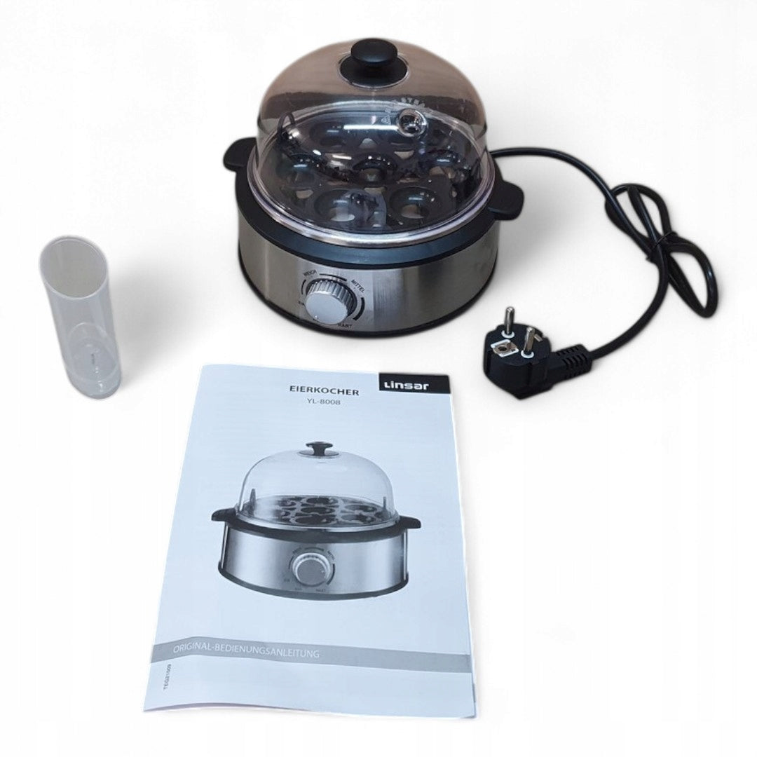 Egg cooker LINSAR 420W silver Manufacturer code 4260551330698