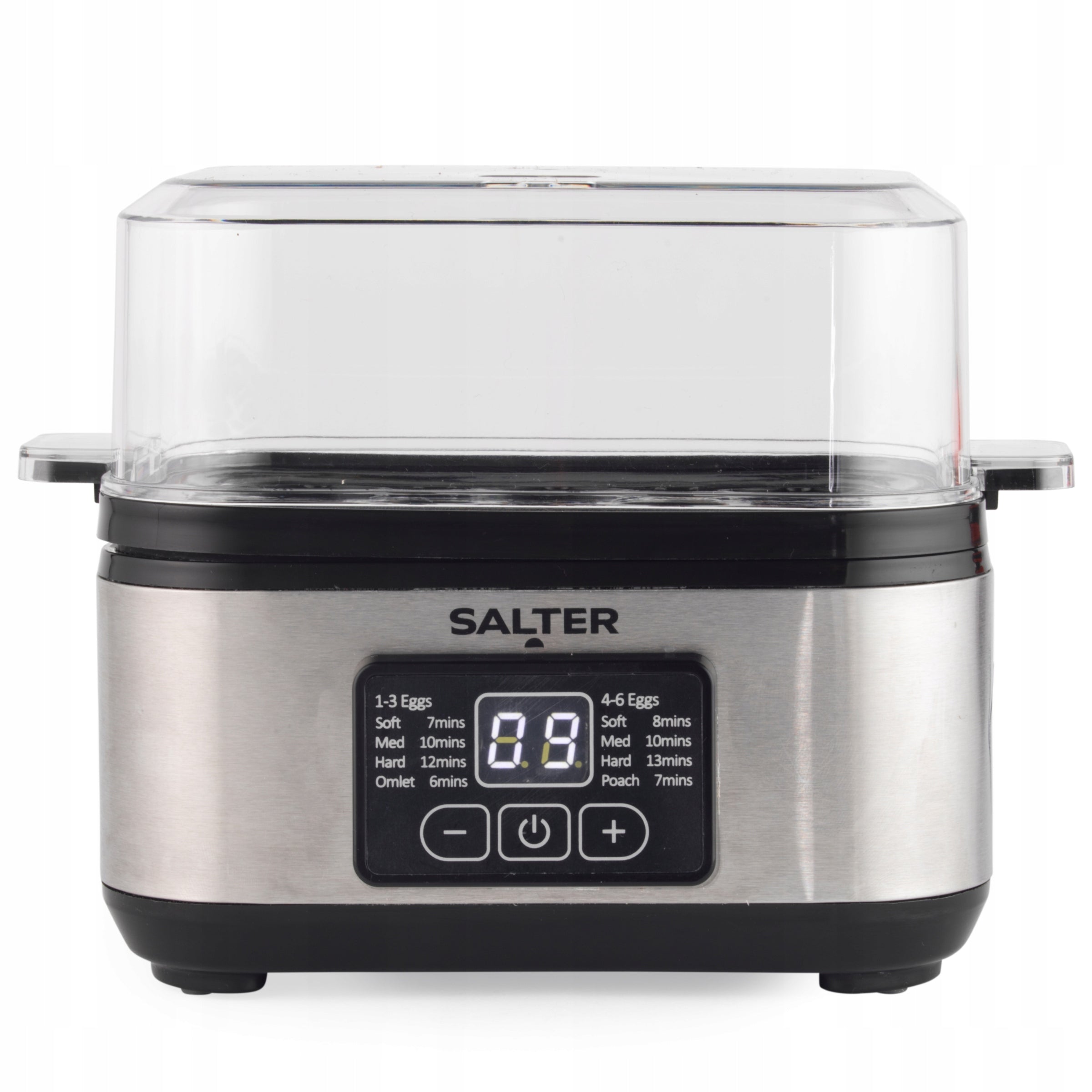 Egg cooker for 6 eggs Salter DIGITAL 430W Steamer Eggs Omelette Pot Measure