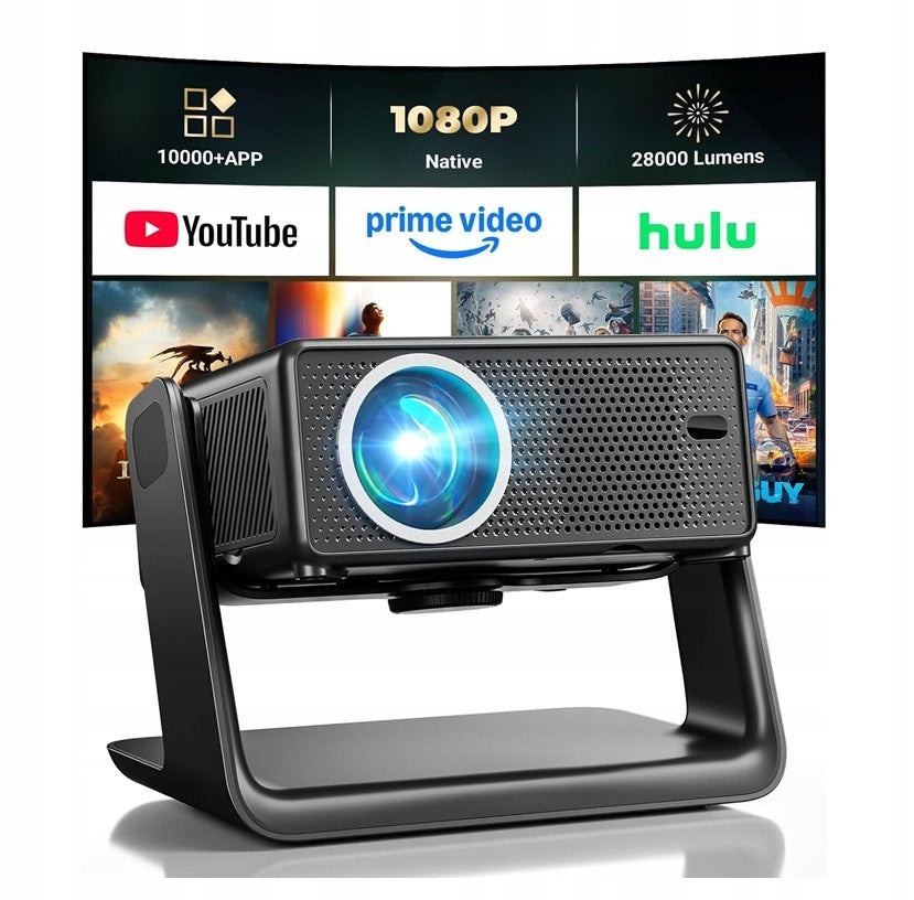 Einyoumily AC201 Mini Projector | 1080P Netflix Wi-Fi 6 Bluetooth Smart
