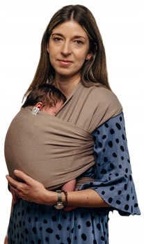 Elastic scarf LennyLamb - Mocha (5 m.)