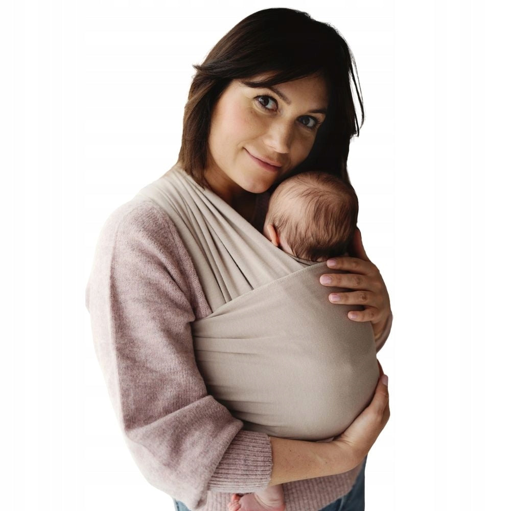 Elastic sling for baby Little Frog Royal Beige