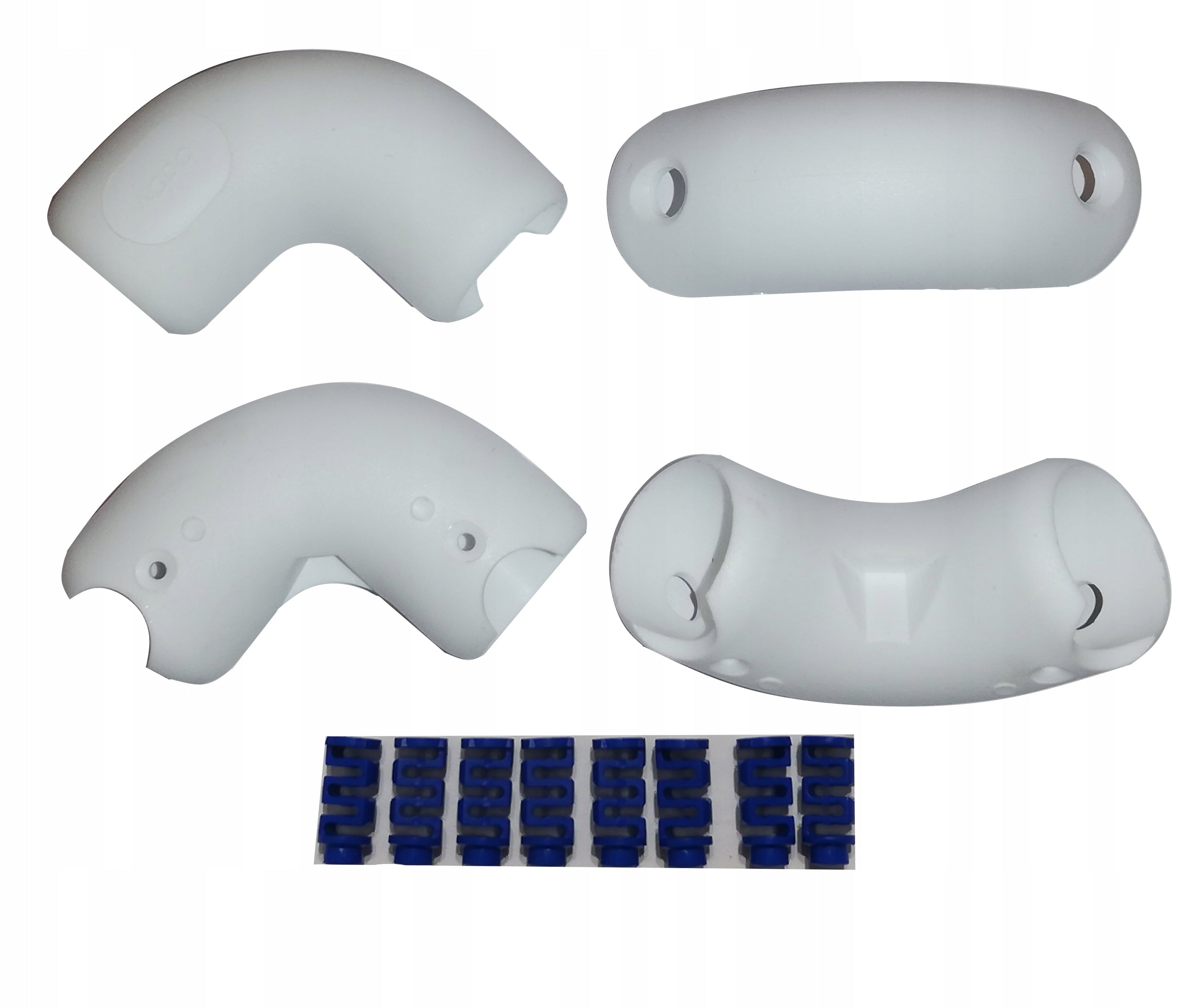 Elbow for connecting the crib playpen with latches b