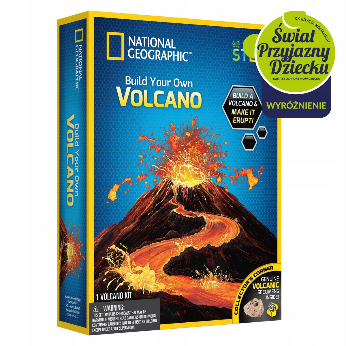 Elbrus National Geographic Experimental Kit Build Your Own Volcano Kid's age 3+ years