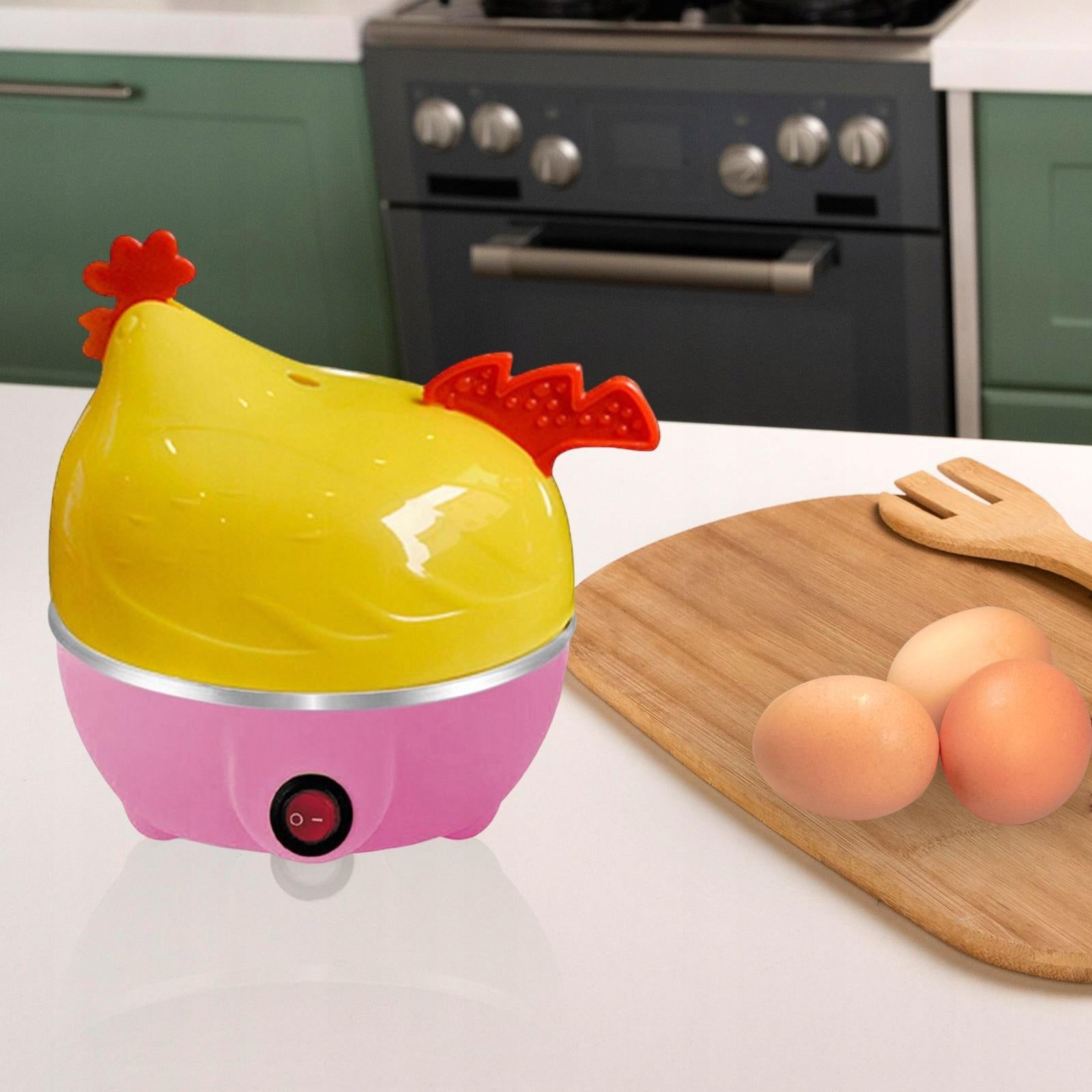 Electric 7 Egg Cooker with Automatic Shut Off Egg Steamer for Dorm Pink Brand no brand