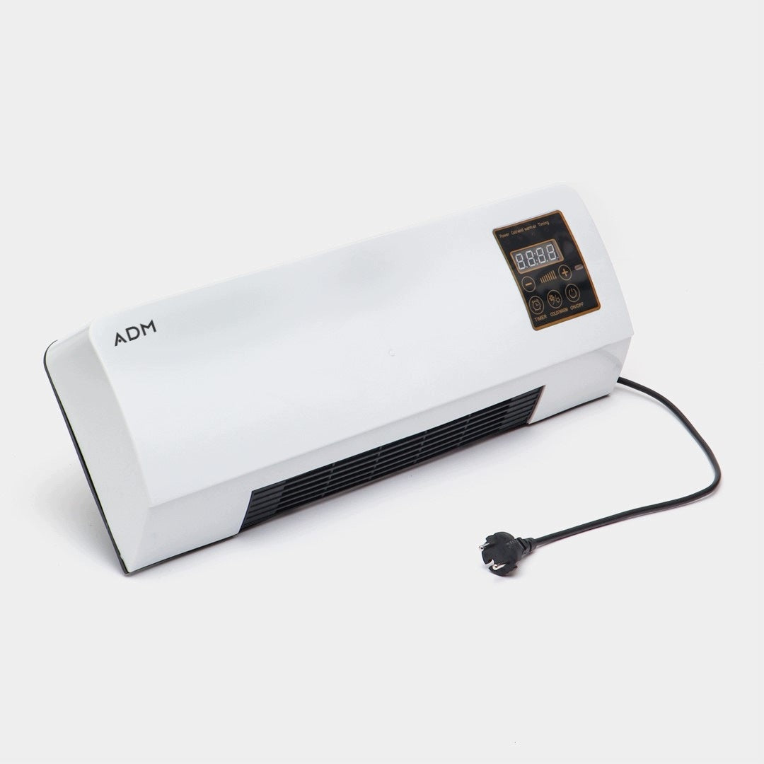 Electric Air Curtain 1200W Wall Fan Remote Control Timer Packaging status original