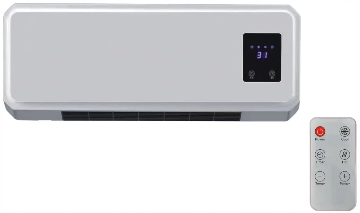 Electric Air Curtain Over Door 2000W Heating Curtain