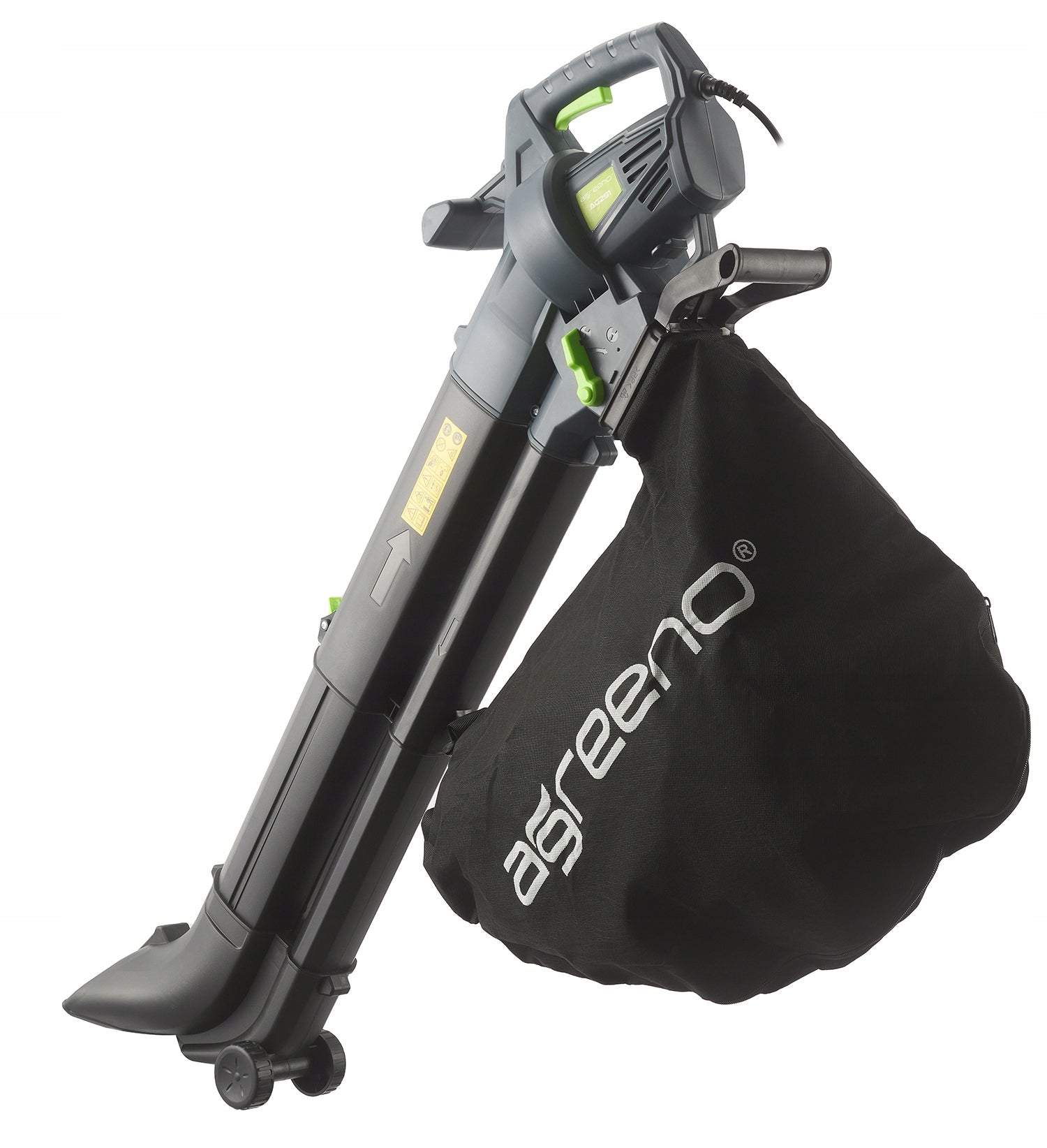 Electric BLOWER LEAF VACUUM CLEANER SHREDDER 3600W Agreeno AG291 Tool weight 3 kg