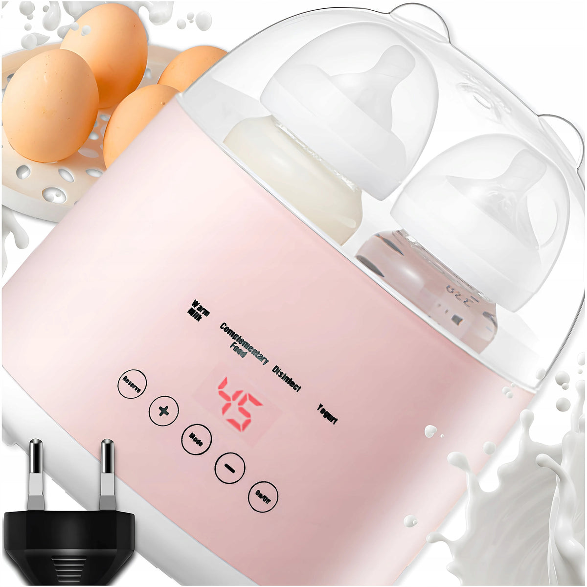 Electric Bottle Warmer Care Life Pink + Egg Cooker Brand no brand