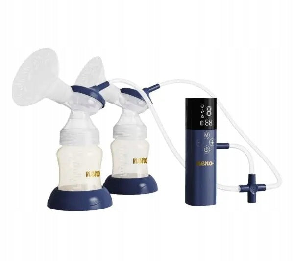 Electric Breast Pump Neno Camino Dual 3-Phase Rechargeable 2 Bottles Medical device no