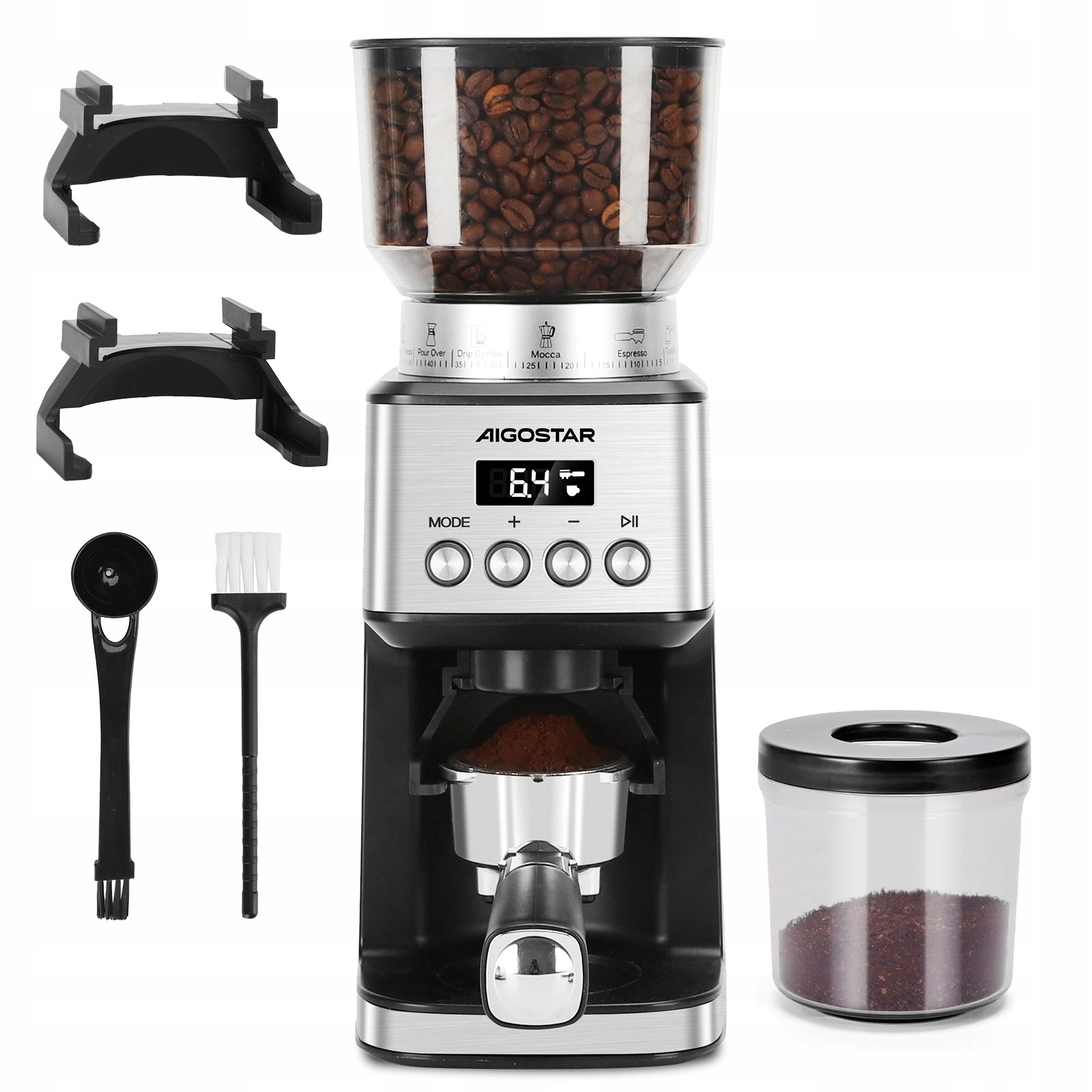 Electric Coffee Grinder 52 LEVELS GRINDING DEGREE 180W