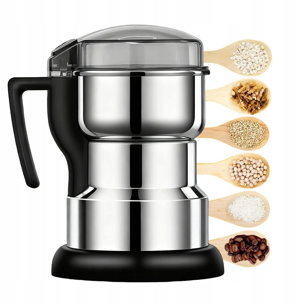 Electric Coffee Grinder Spice Nuts Herbs Grains Strong