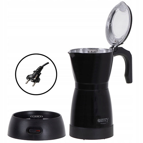 Electric Coffee Maker Moka Camry CR 4415 Black 300ml 480W Brand Camry