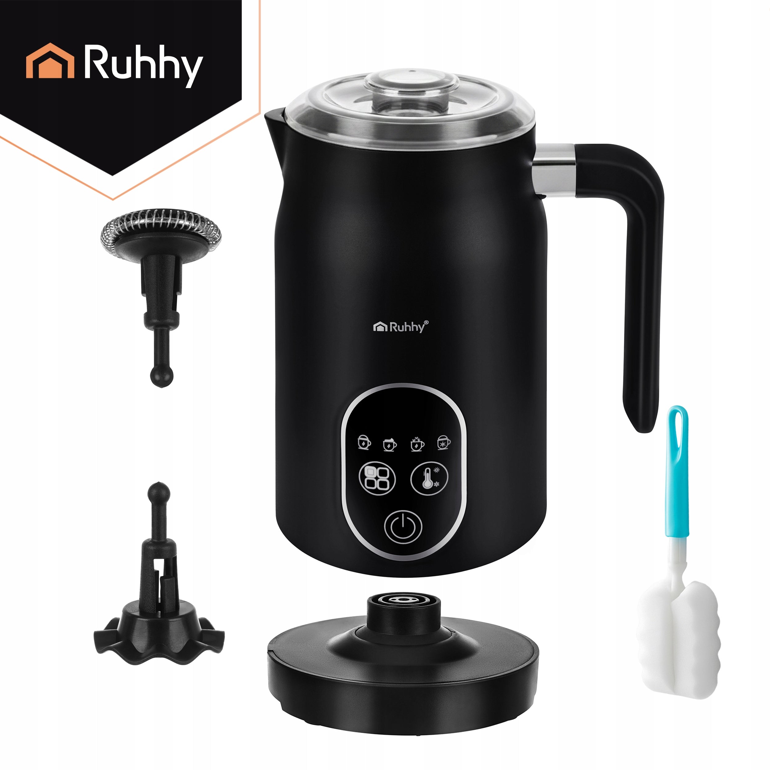 Electric Coffee Milk Foamer 500W 4in1 LED Display BPA Free Large Manufacturer code Spieniacz do mleka z wyświetlaczem 500W 28197