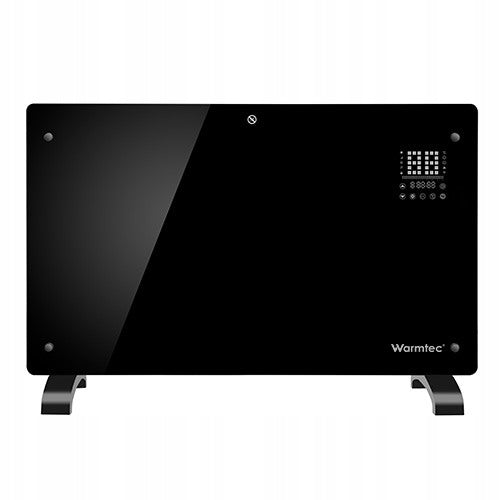 Electric Convector Glass Programmable Heater 2500W WiFi black Brand Warmtec