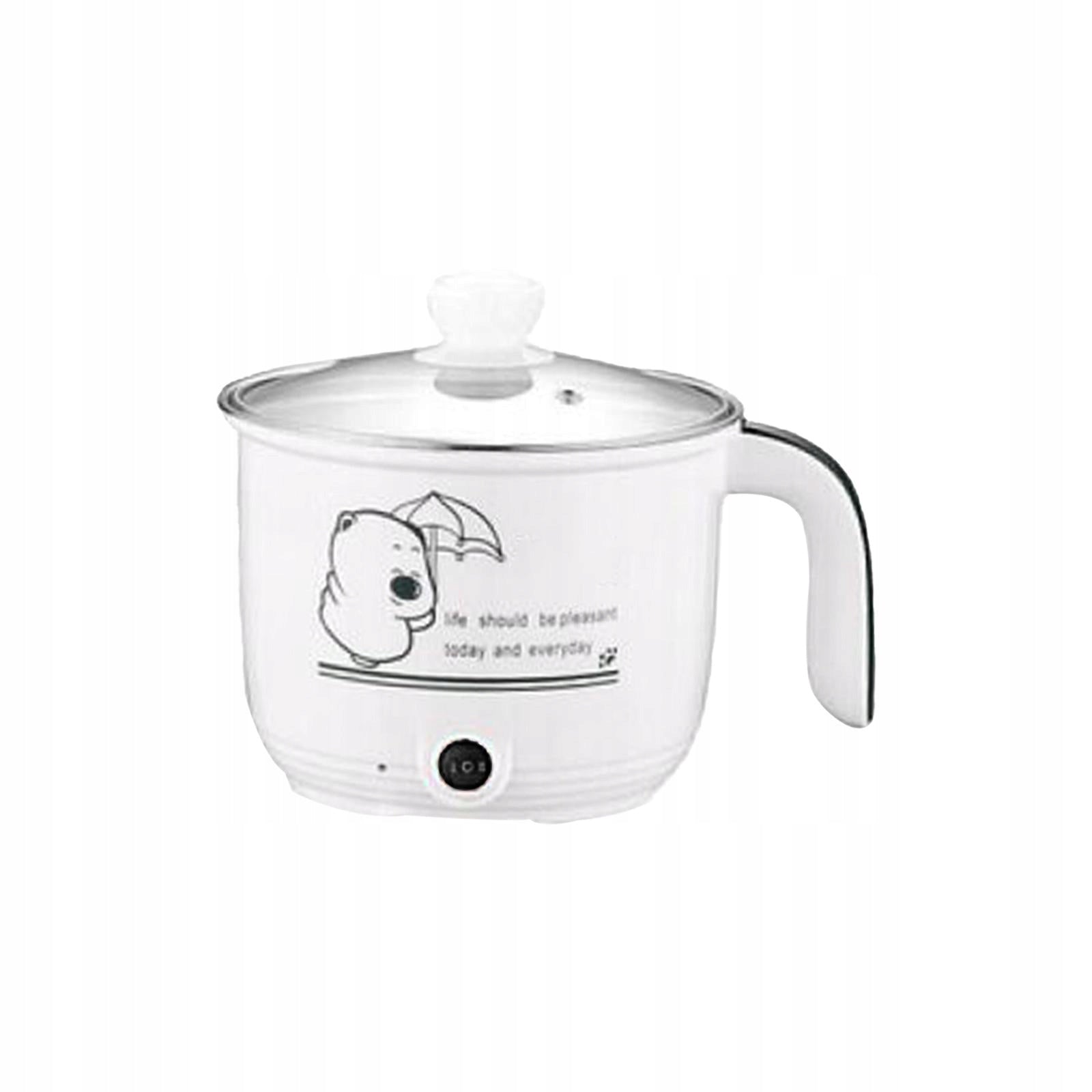 Electric Cooking Pot Nonstick Electric white Brand no brand