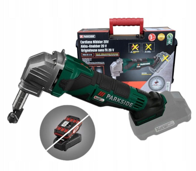 Electric Cordless Shears for Sheet Metal Cutting 20V Parkside