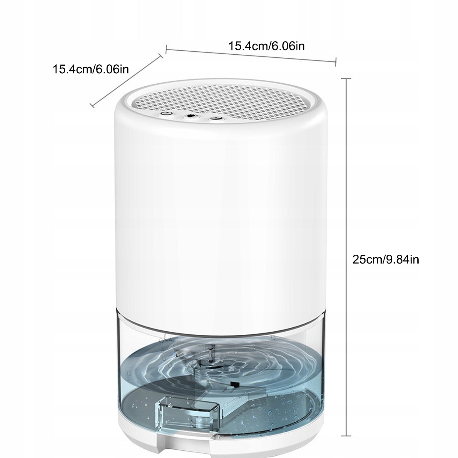 Electric Dehumidifier, 1000 ml, Small Dehumidifier Automatic Shut-Off Brand no brand