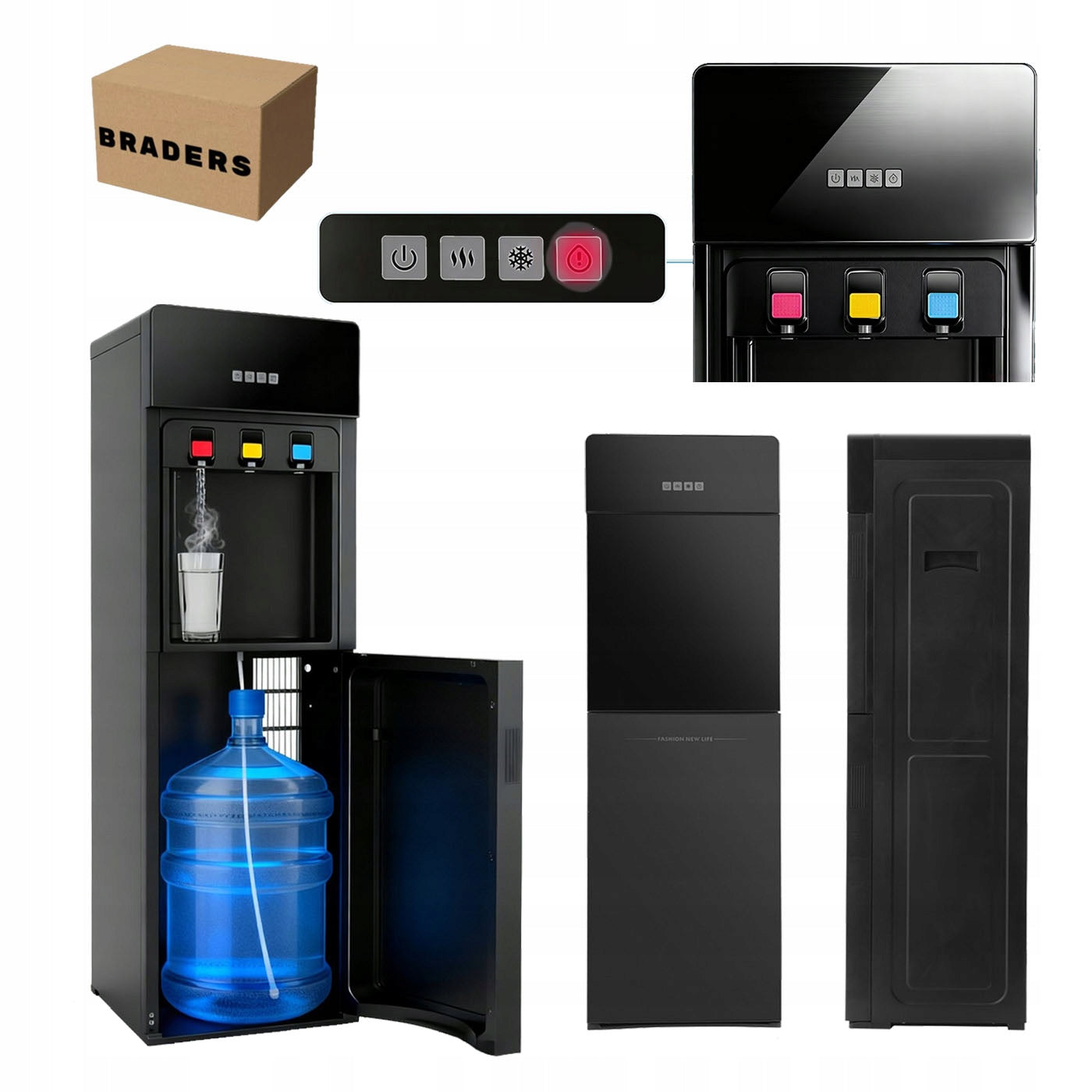 Electric Distributor Water Dispenser Heating Cooling Compressor Vending Machine