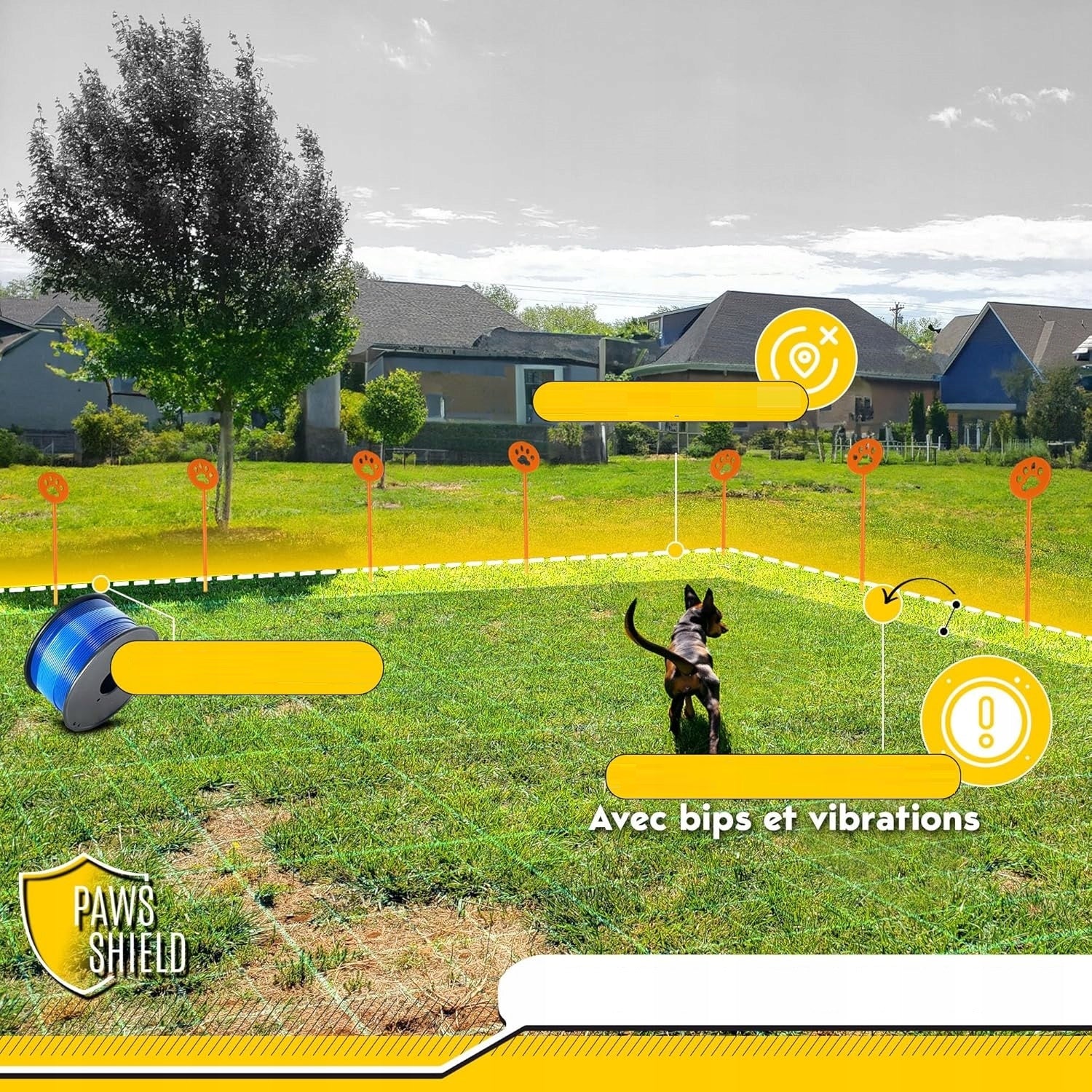 Electric Dog Fence Set Training Collar Vibration Sound Manufacturer code obroża szkoleniowa dla psa