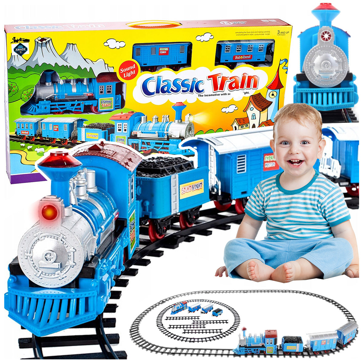 Electric Educational Queue "Tomek" with Sound and LED Lamp NS