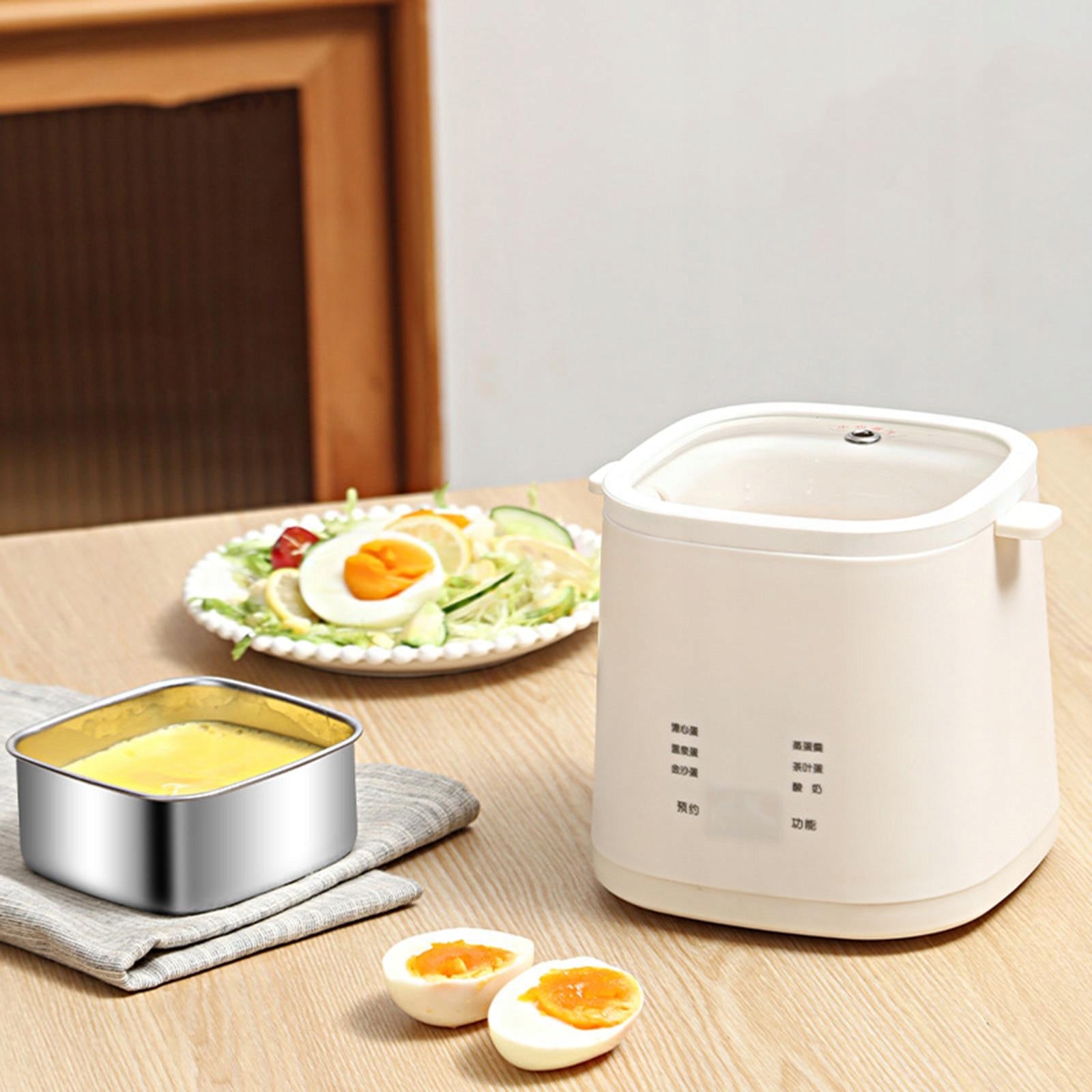 Electric Egg Cooker Egg Boiler Machine with Auto Shut Off Feature White