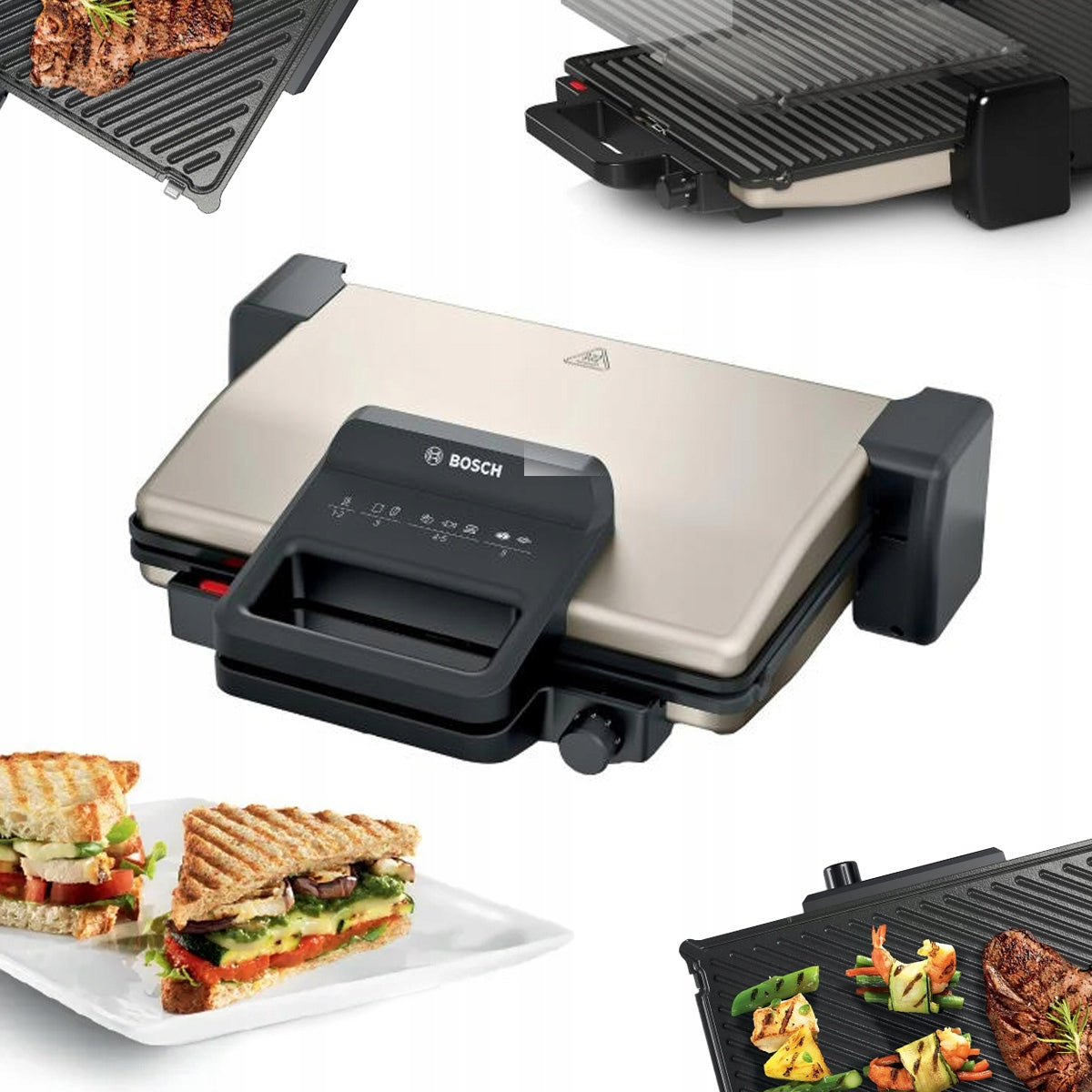 Electric Grill Bosch TCG3302 2000W 3in1 Ceramic Folding Dishwasher Manufacturer code TCG3302