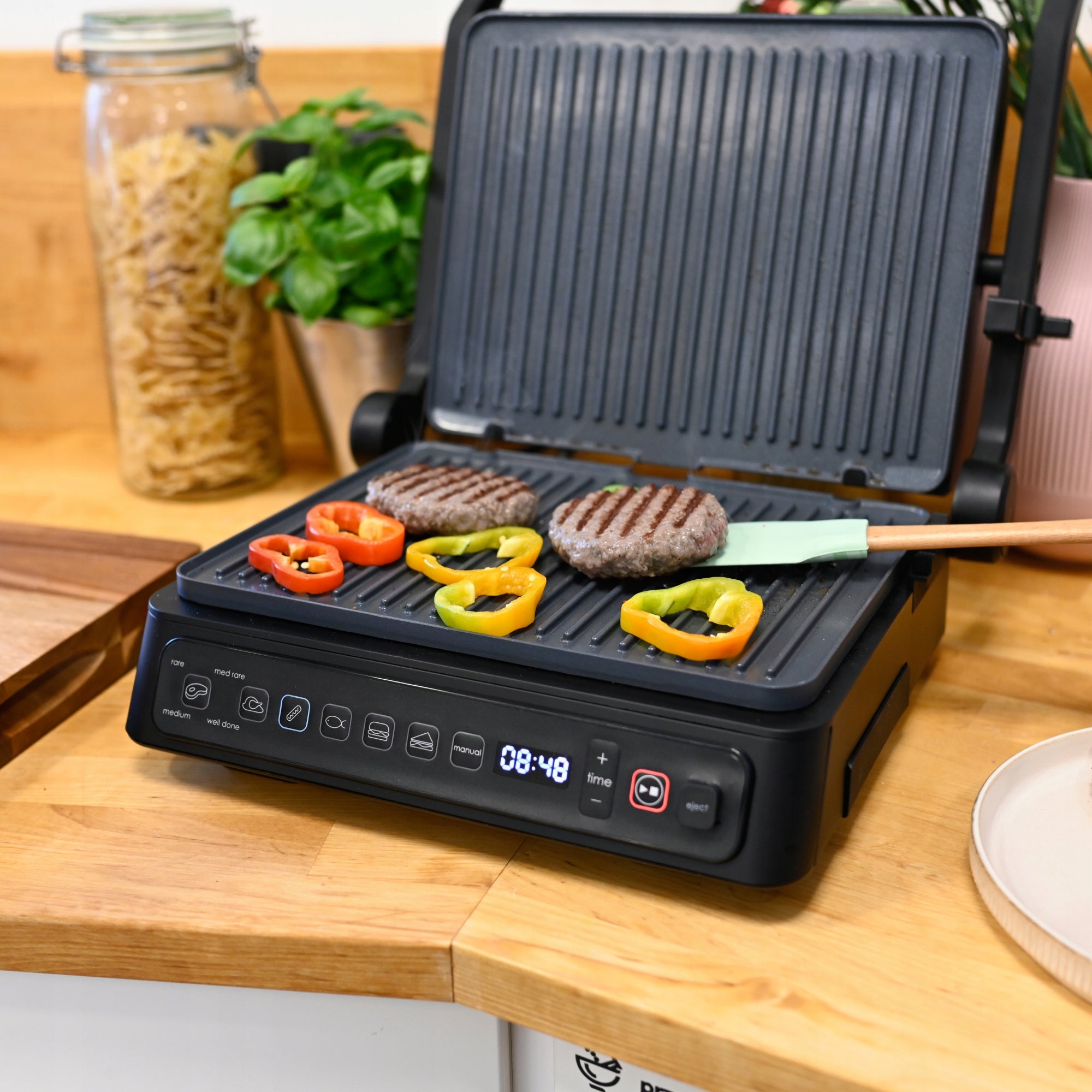 Electric Grill Ceramic Folding Kohersen NX CERAMIC Smart 2000W Manufacturer code Kohersen Black Matt NX CERAMIC Smart