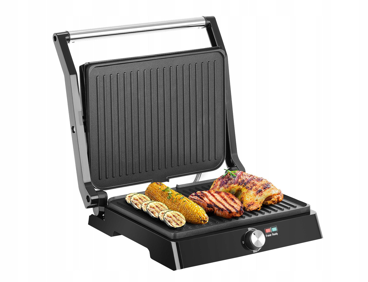 Electric Grill Folding Toaster TEMPERATURE CONTROL HIGH POWER 2200W Brand Transa Electronics