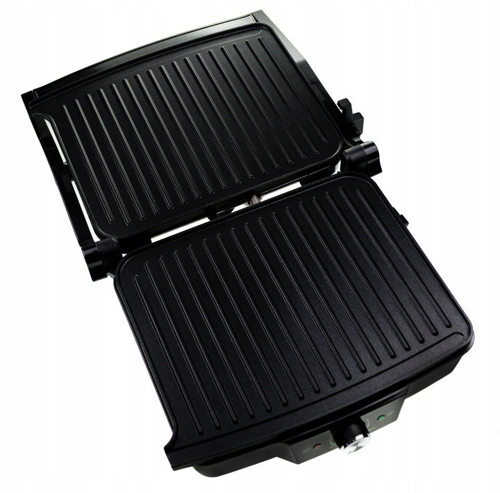 Electric Grill Toaster Folding Large Garden Non-stick 2500W Dominant color black