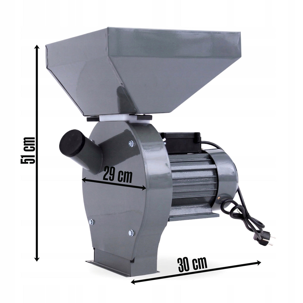 Electric Grinder Grain Grinder Powerful Shredder 4 Sieves 2-5mm 230V Manufacturer code B-CM-0.75B