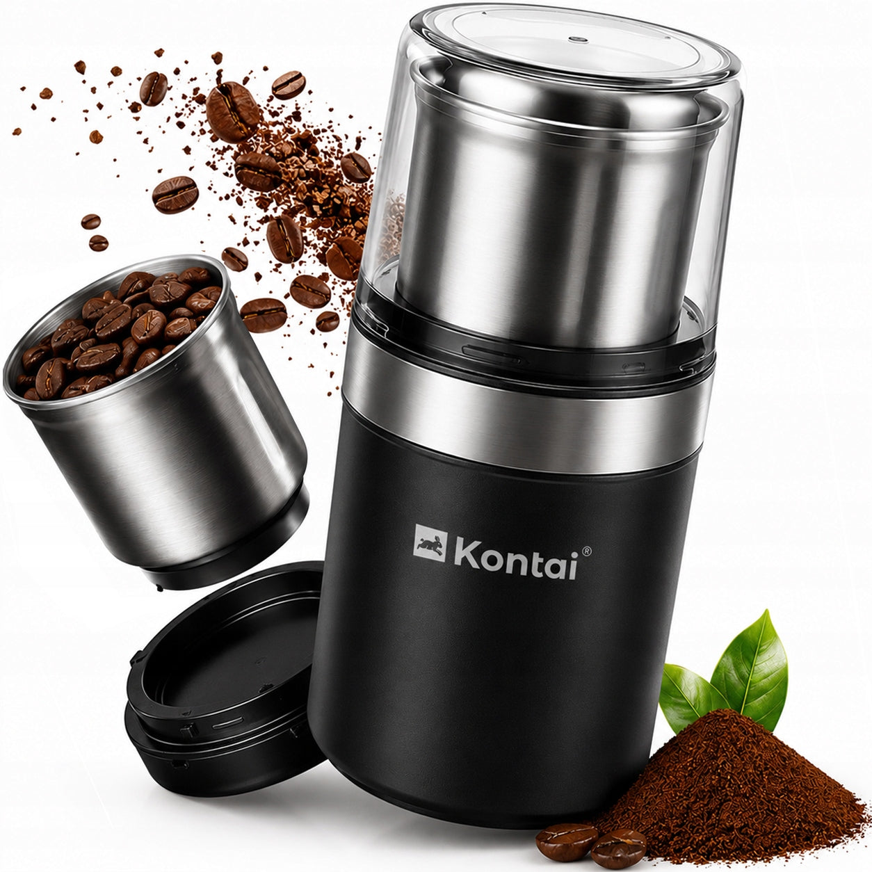 Electric Grinder for Grinding Coffee Nuts Cereal Spices Sugar Grinder Packaging status original
