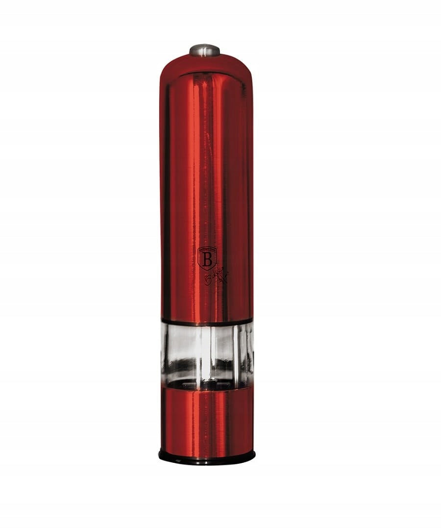 Electric Grinders 2 Pieces BerlingerHaus BH-7217 Burgundy Metallic Packaging status original