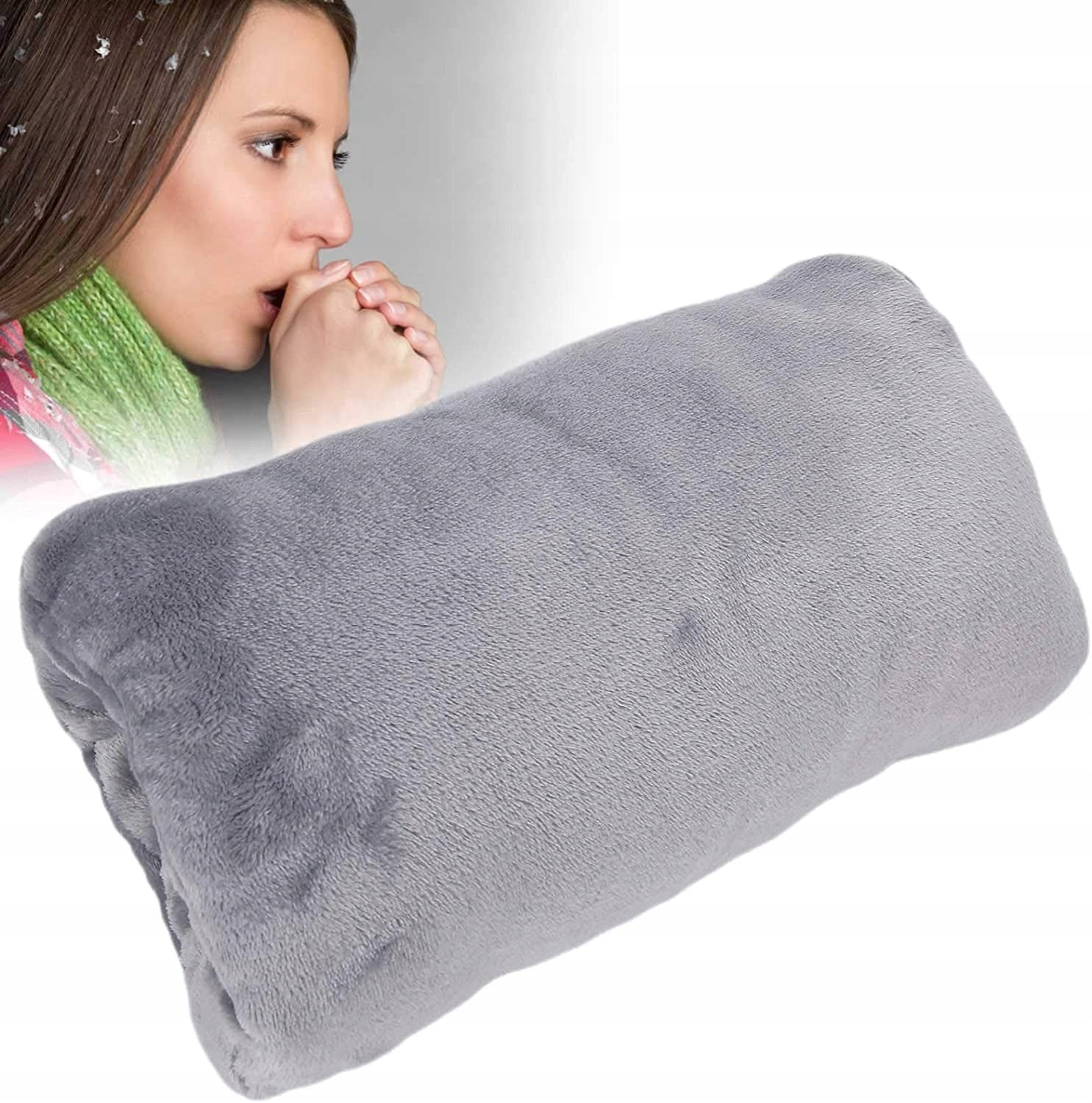 Electric Hand Hot Water Bottle USB Heating Portable Heating Bag Packaging status original
