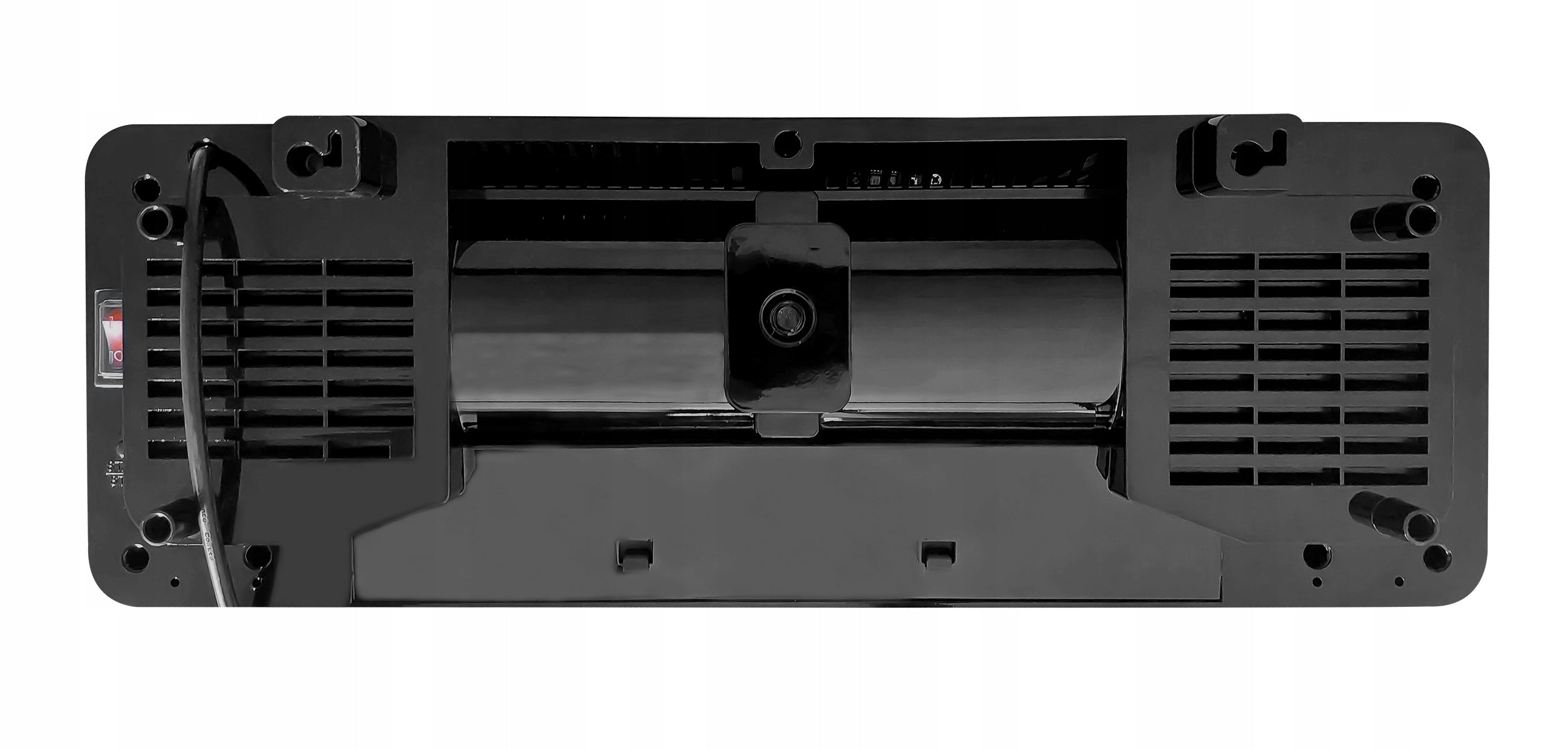 Electric Heater Air Curtain Glass + Remote Control 2000W Black Product width 54 cm