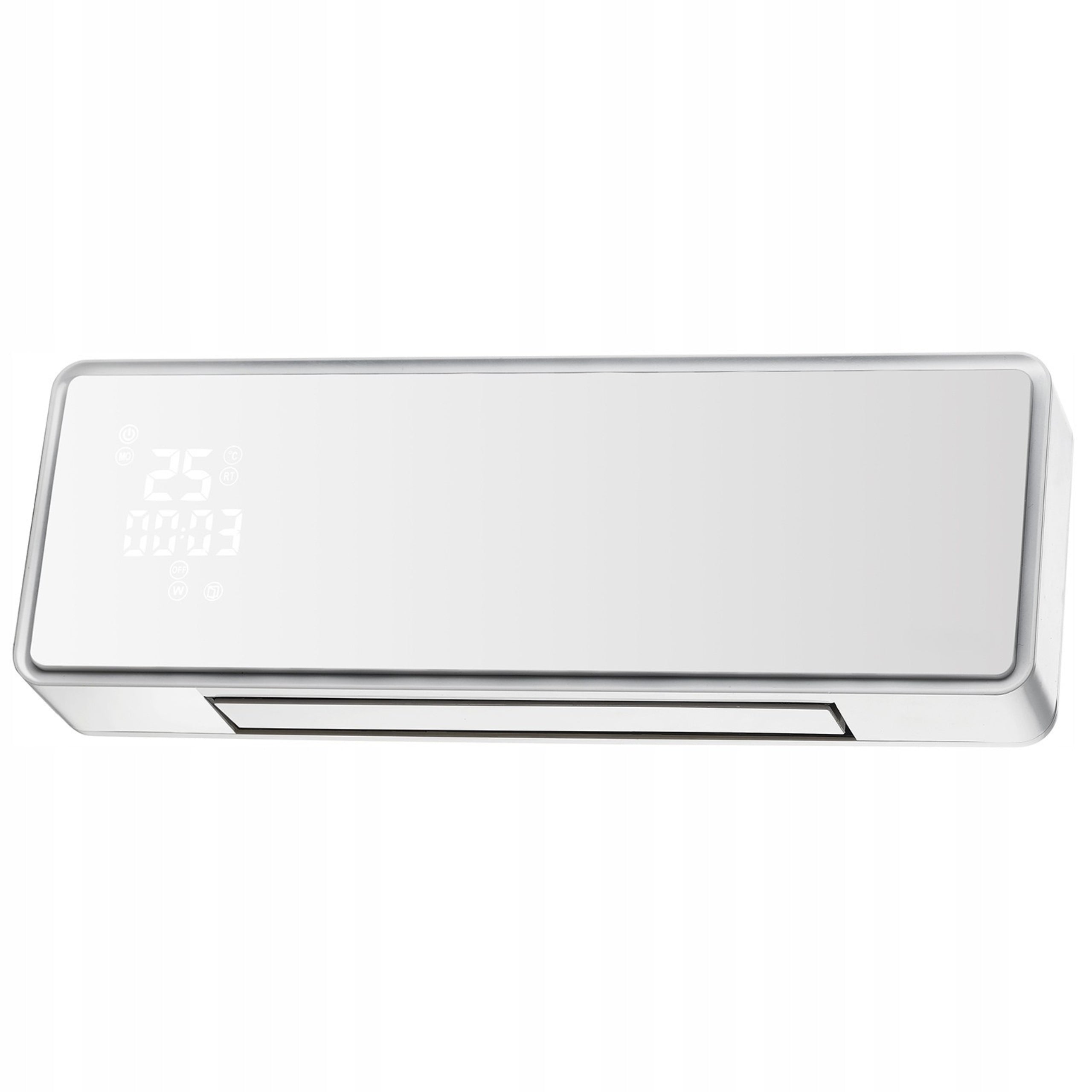Electric Heater Air Curtain Glass Room WiFi + Remote Control 2000W Kind with electric heater