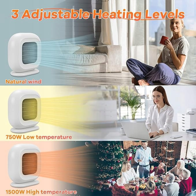 Electric Heater Small Bathroom Timer Farelka Fan Powerful Brand no brand