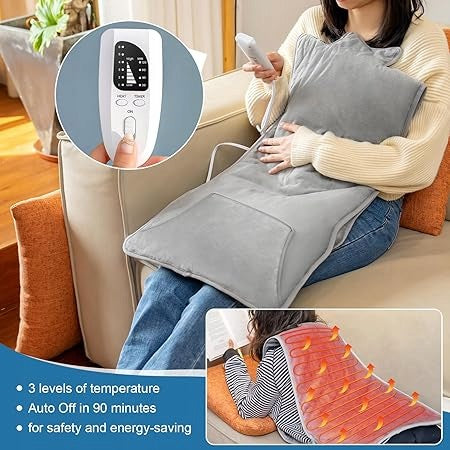 Electric Heating Back Vest Back Neck 138x42cm 120W Packaging status original