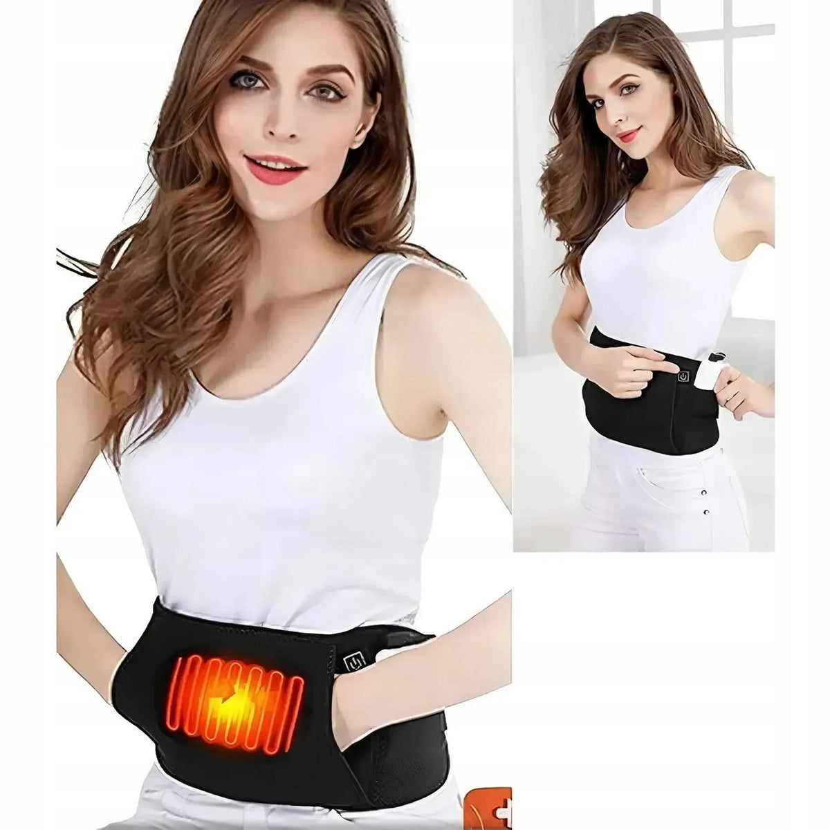 Electric Heating Belt on Lumbar Back Universal USB Hand Space