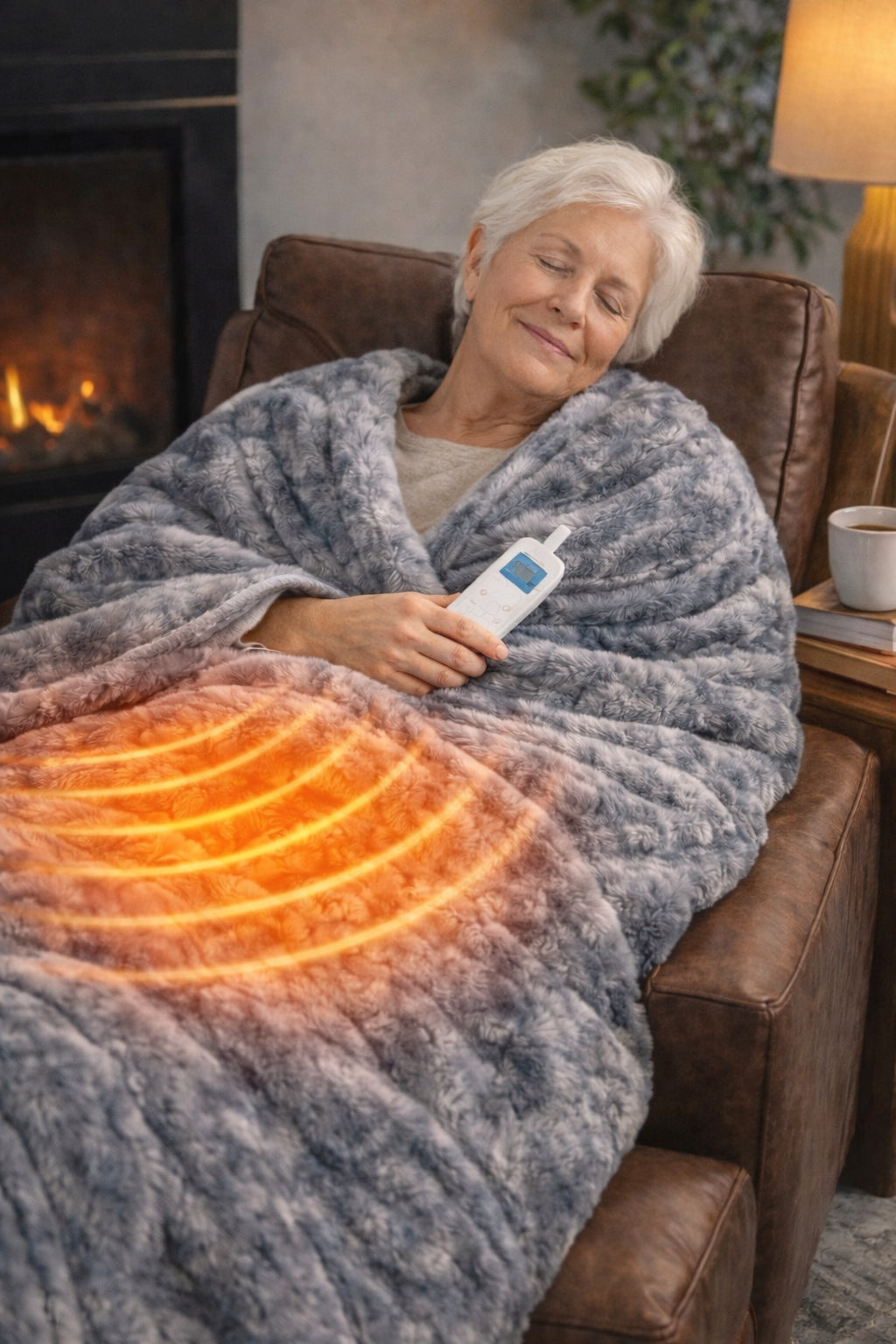 Electric Heating Blanket 180x160 cm Soft Remote Control Timer Adjustable Manufacturer code KOC-GRZEJACY-GIROX