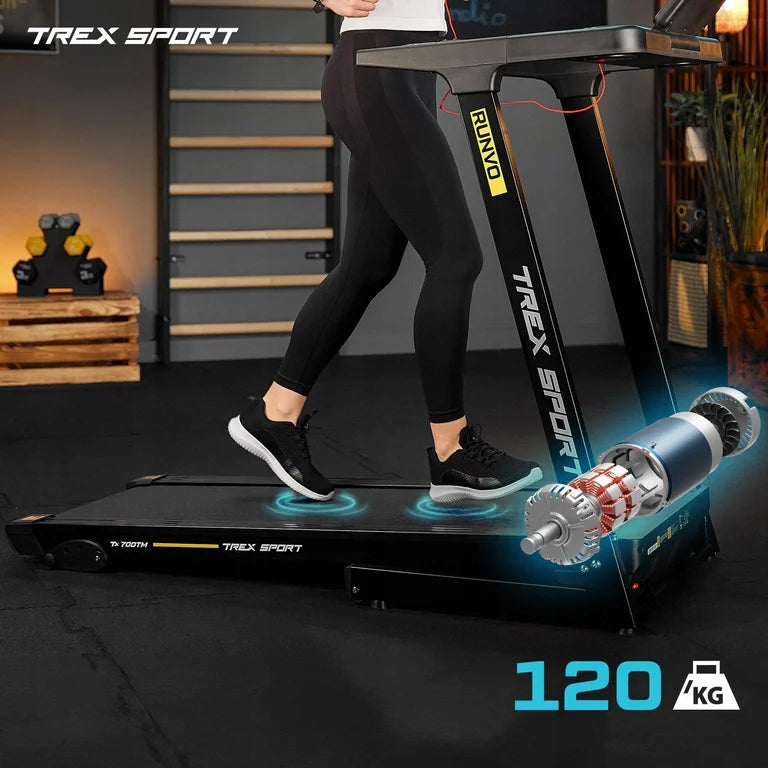 Electric Home Treadmill Folding 16 KM/H Slope Angle RUNVO TREX SPORT Packaging status original