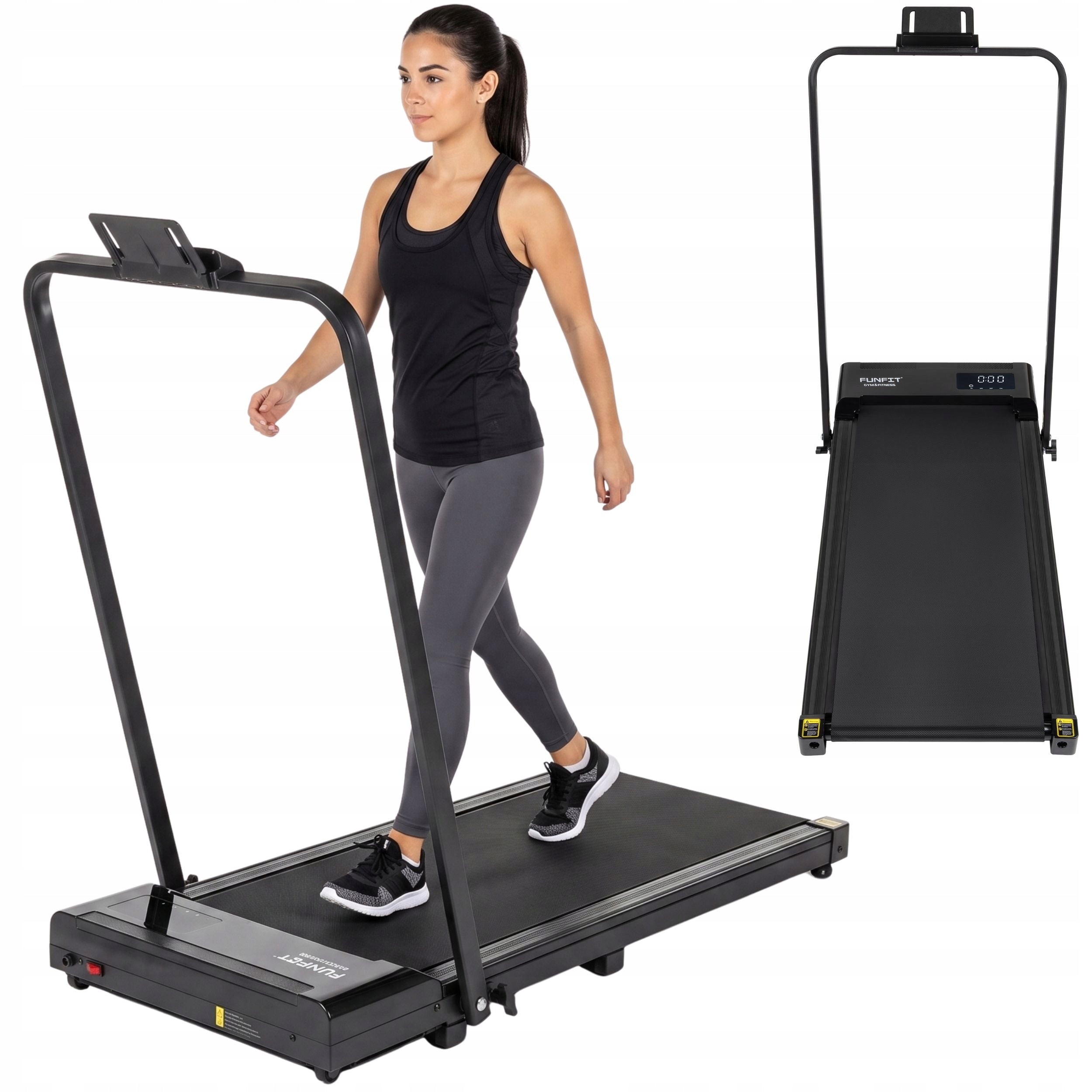 Electric Home Treadmill Walking Pad 1-6 km/h Bluetooth 120 kg FUNFIT