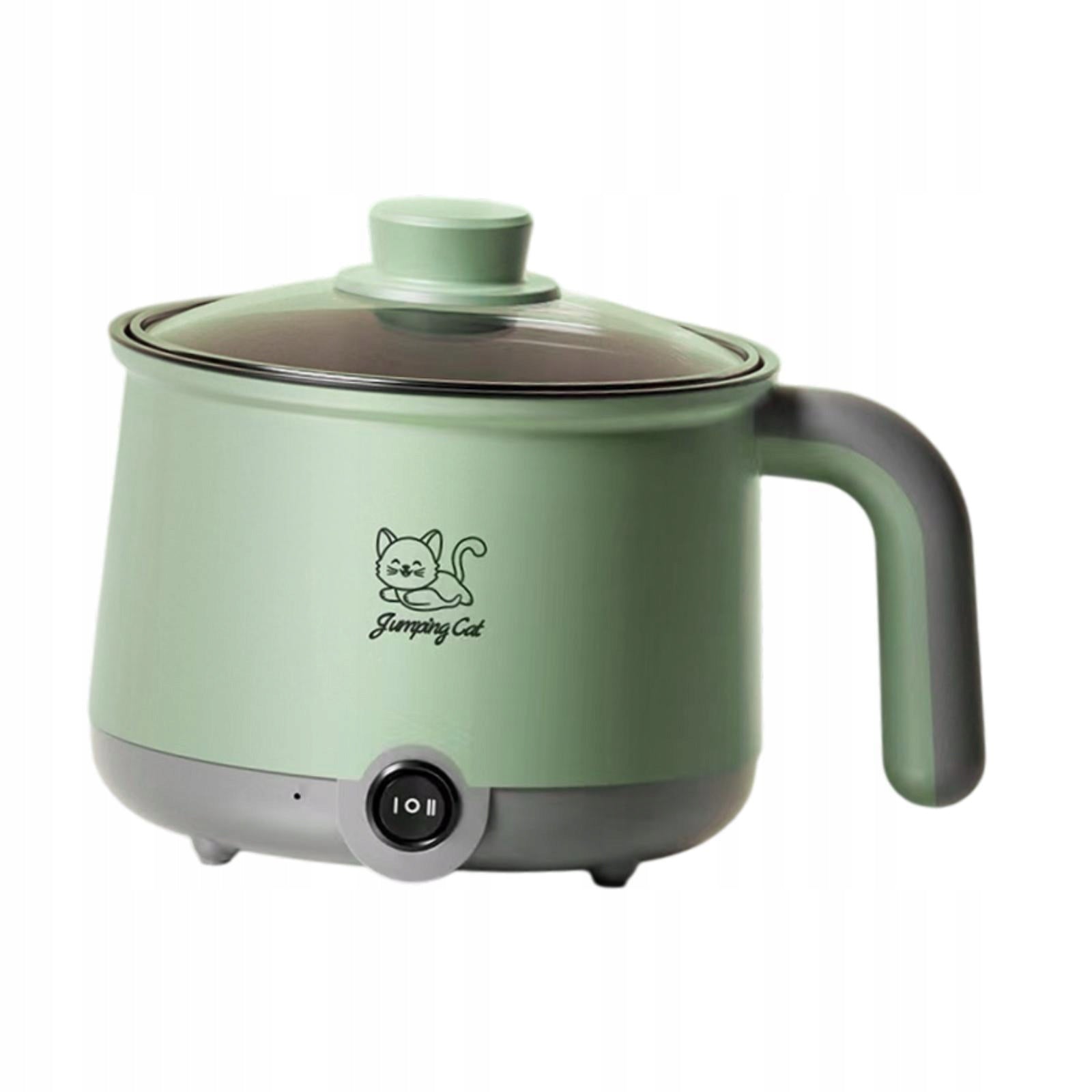 Electric Hot Pot 1.8L Cookware Multi Function Electric Cooker Green Packaging status original