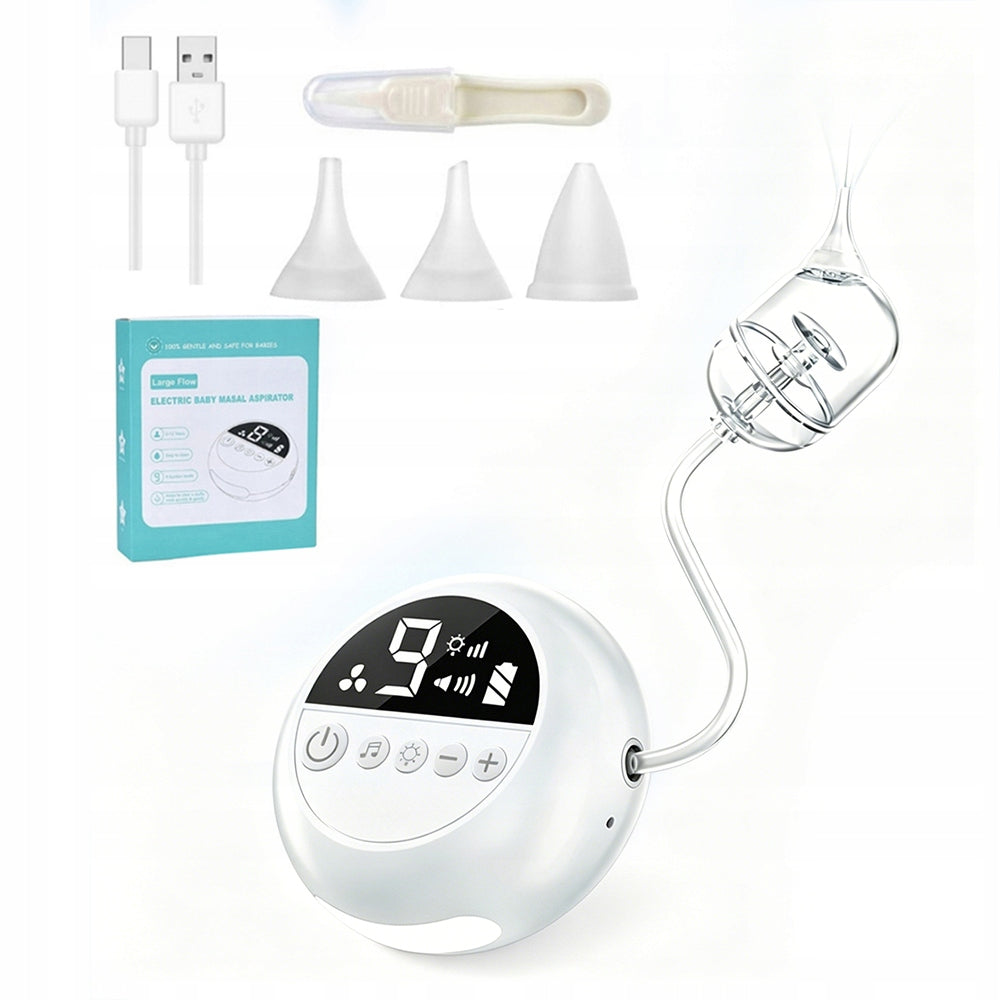 Electric Infant Nose Aspirator, with Music and Night Light Manufacturer of a medical device fgewef