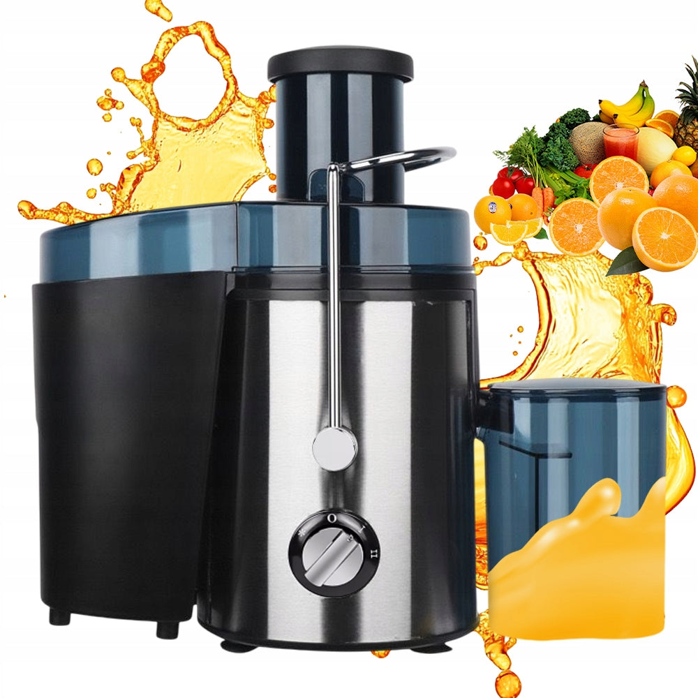 Electric Juicer 500ml 2 Gear For Fruit And Vegetables Silver 1000W