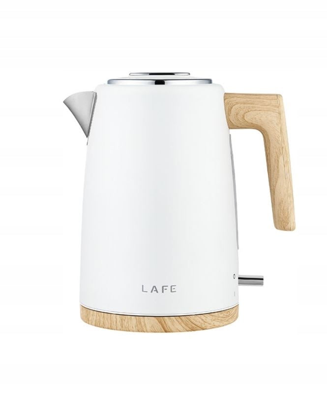 Electric Kettle LAFE Scandi Pro White Boho 2200W 1,7L Steel STRIX Brand Lafe