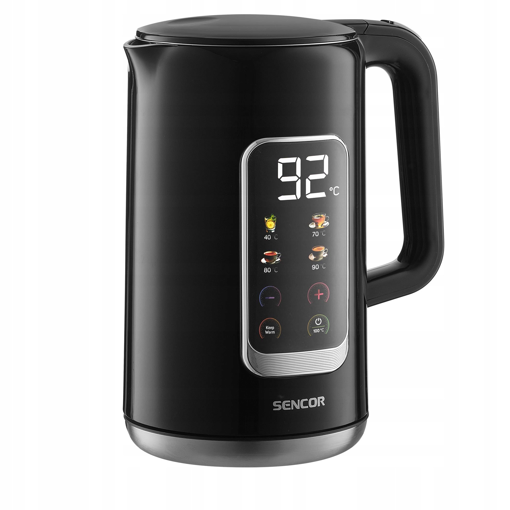 Electric Kettle Sencor SWK 0951BK 1,7Liter LED Display 2200W Black