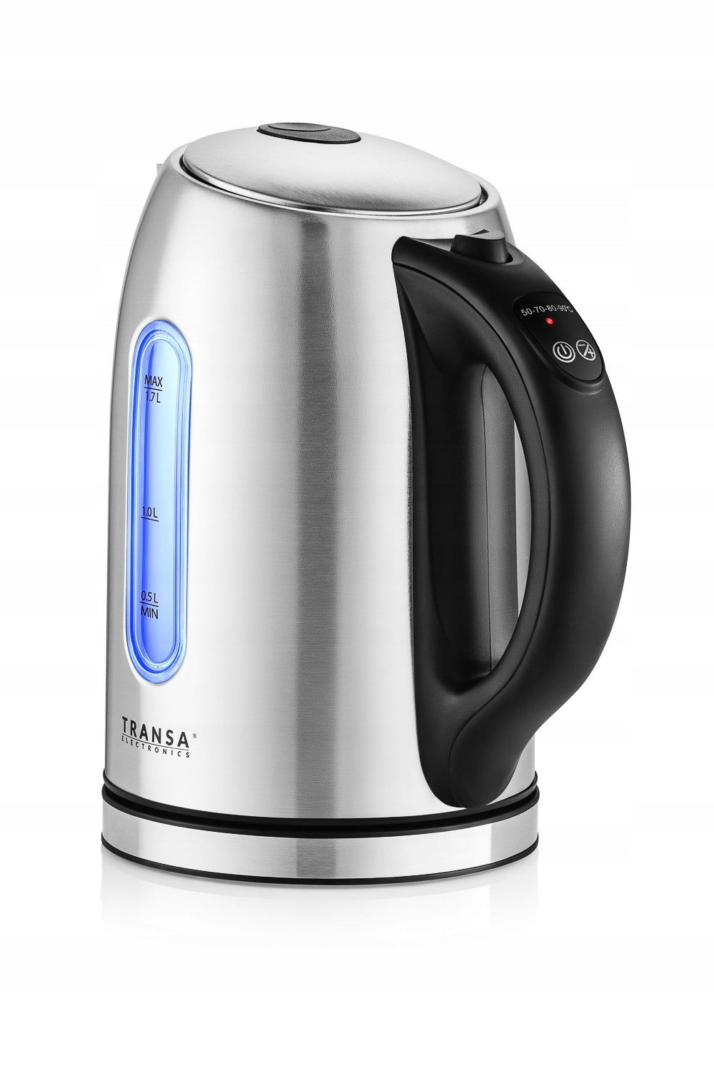 Electric Kettle TEMPERATURE CONTROL STAINLESS STEEL LED 2200W 1,7L Manufacturer code TE-63