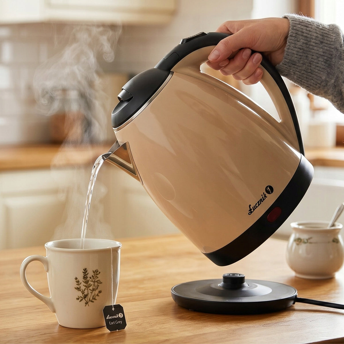 Electric Kettle Wireless Silent Stainless Steel ŁUCZNIK 1,8L 1800W Manufacturer code WK-180