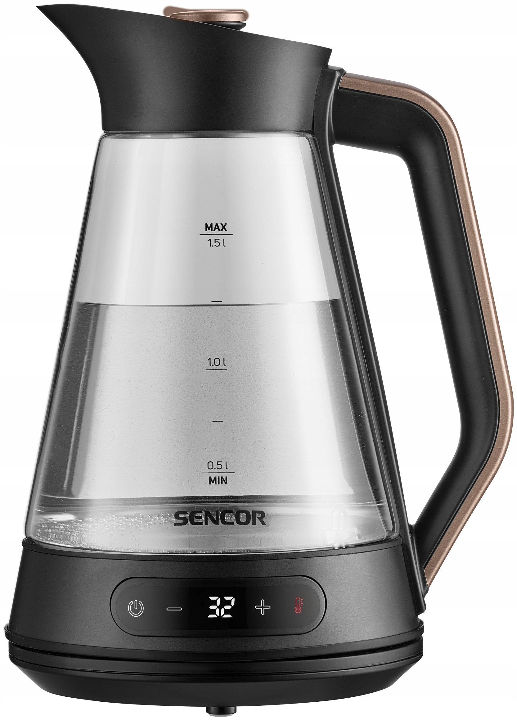 Electric Kettle with Temperature Control Sencor 1,5L 2150W LED Panel