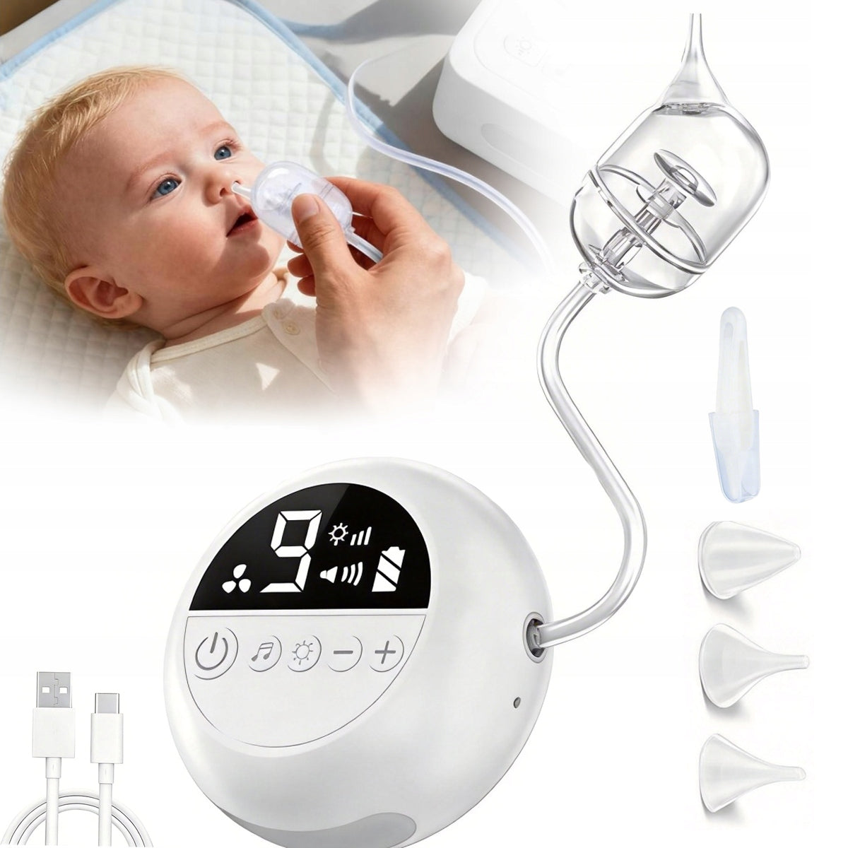 Electric LCD Nasal Aspirator Strong